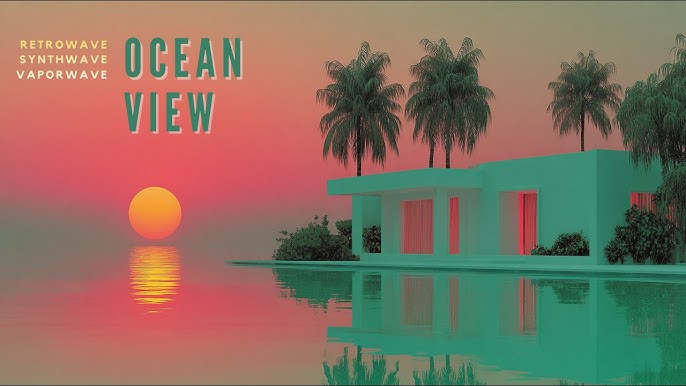 Sunset over the coast